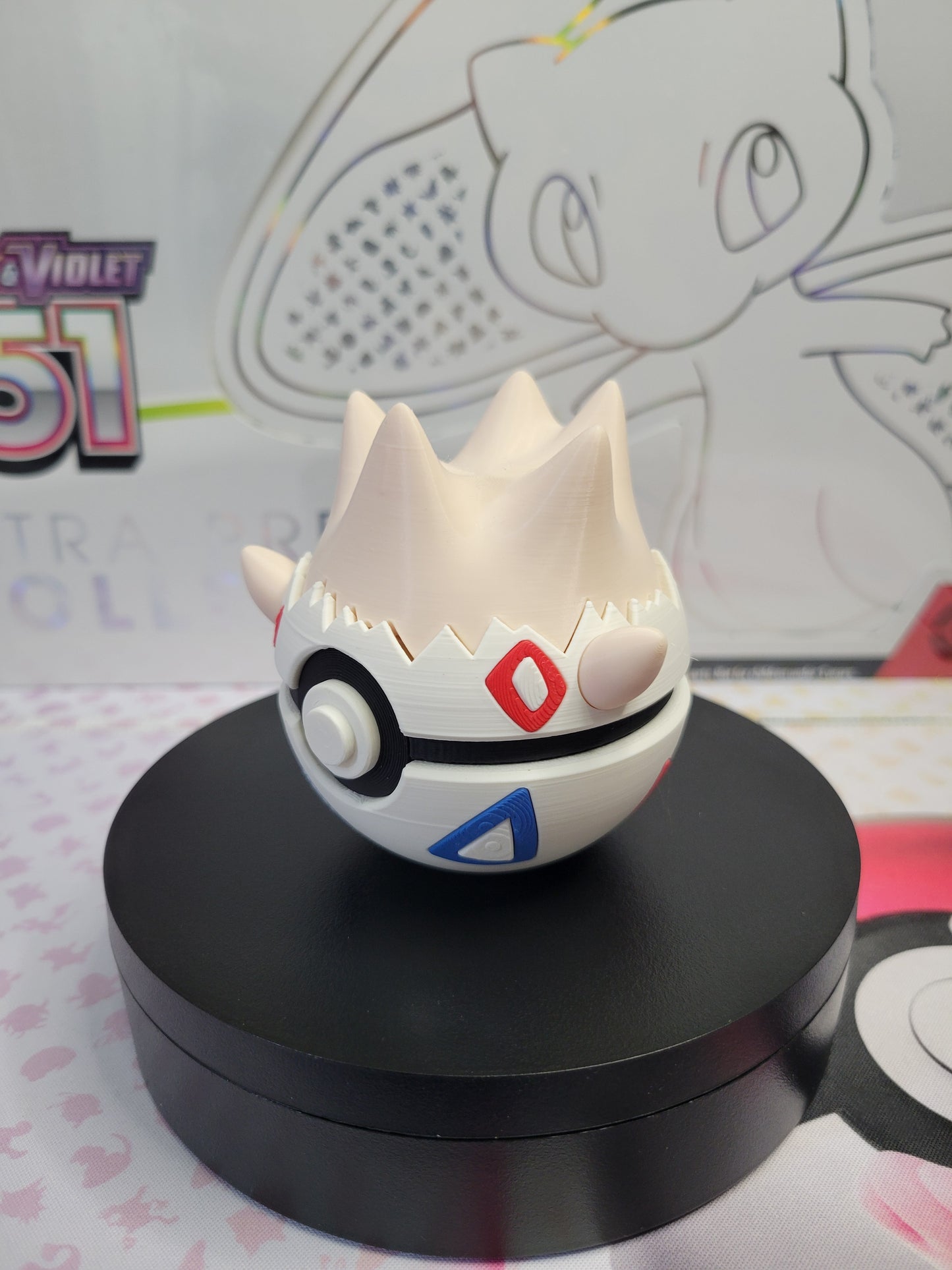 0175 - Togepi Inspired 3D Printed Themed Monster Ball