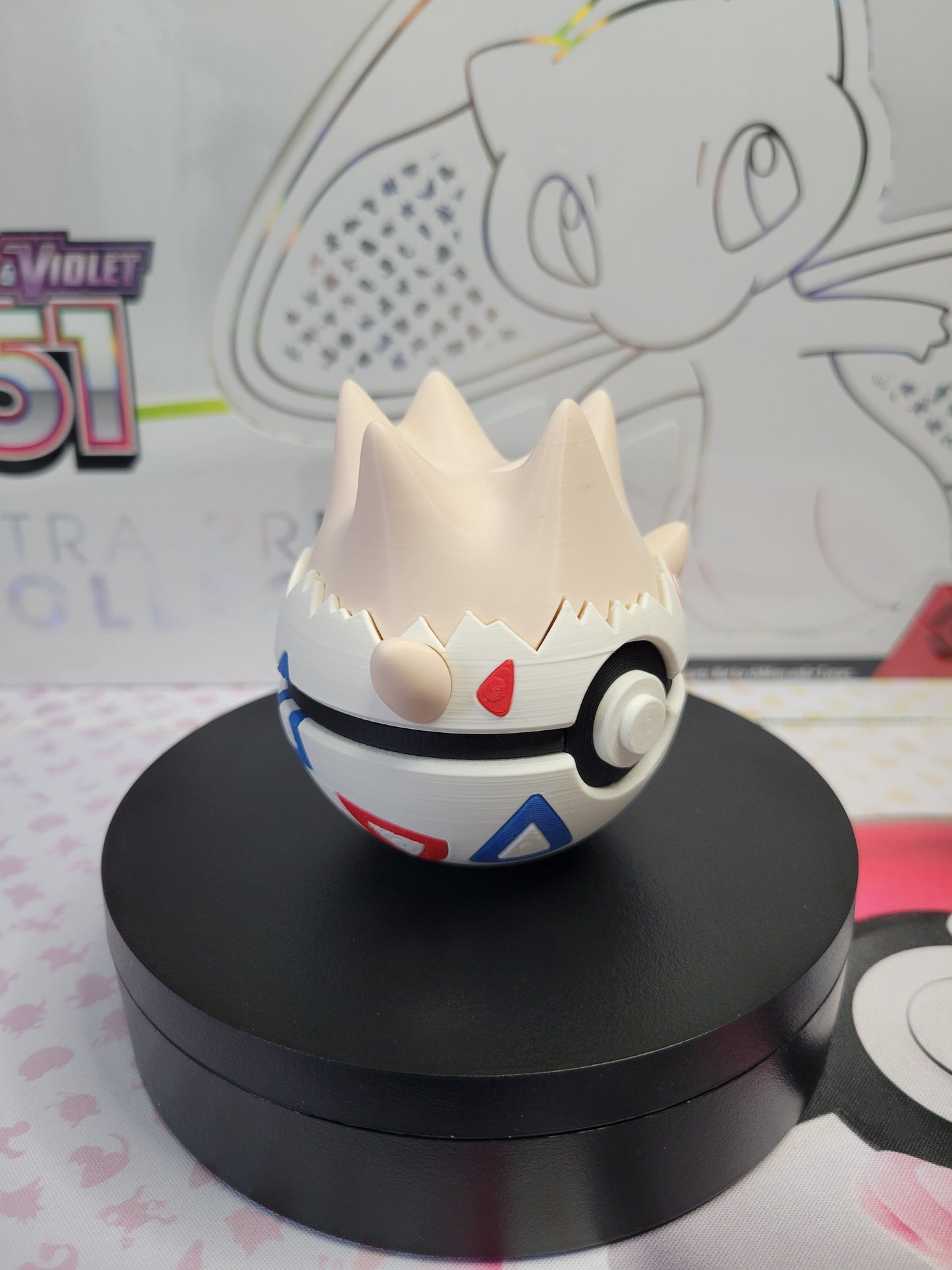 0175 - Togepi Inspired 3D Printed Themed Monster Ball