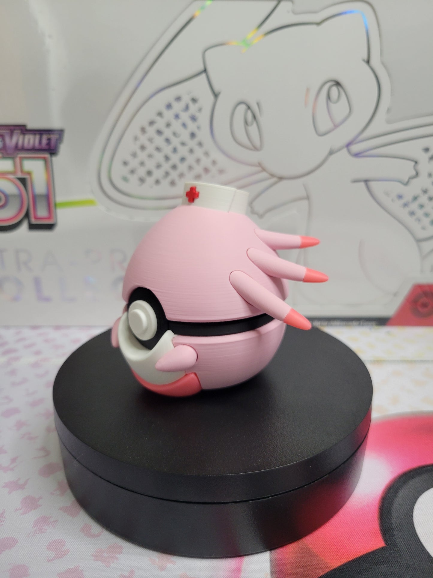 0113 - Chansey Inspired 3D Printed Themed Monster Ball