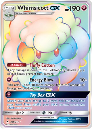 226/214  Whimsicott GX (Secret)