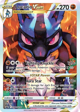 SWSH291 Lucario Vstar