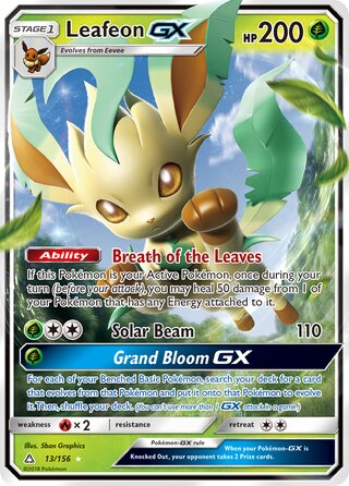 13/156  Leafeon GX
