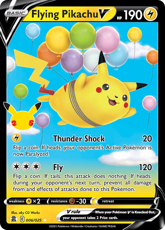 006/025  Flying Pikachu V