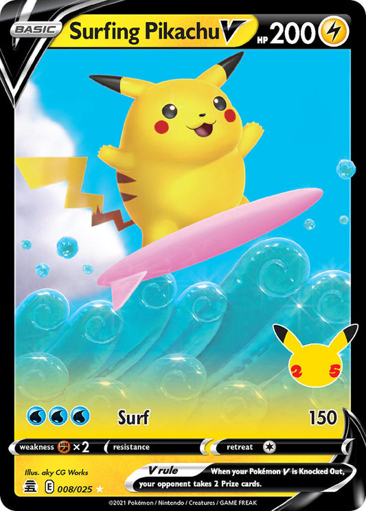 008/025  Surfing Pikachu V