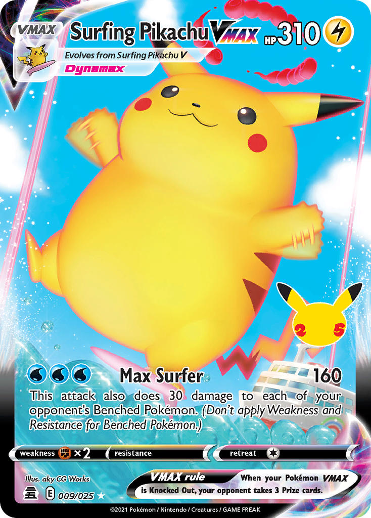 009/025  Surfing Pikachu VMAX