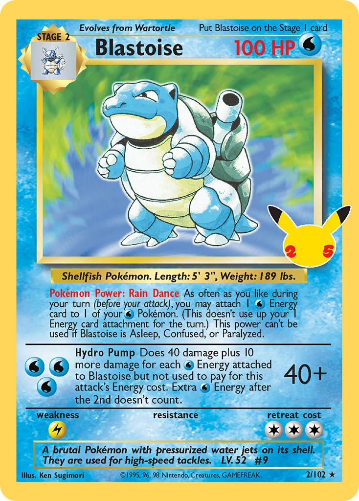 2/102  Blastoise
