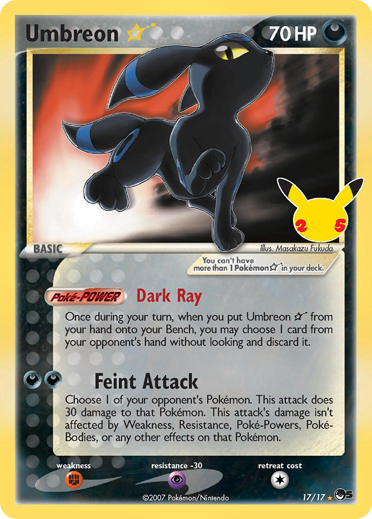 17/17  Umbreon Star