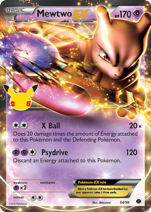54/99  Mewtwo EX