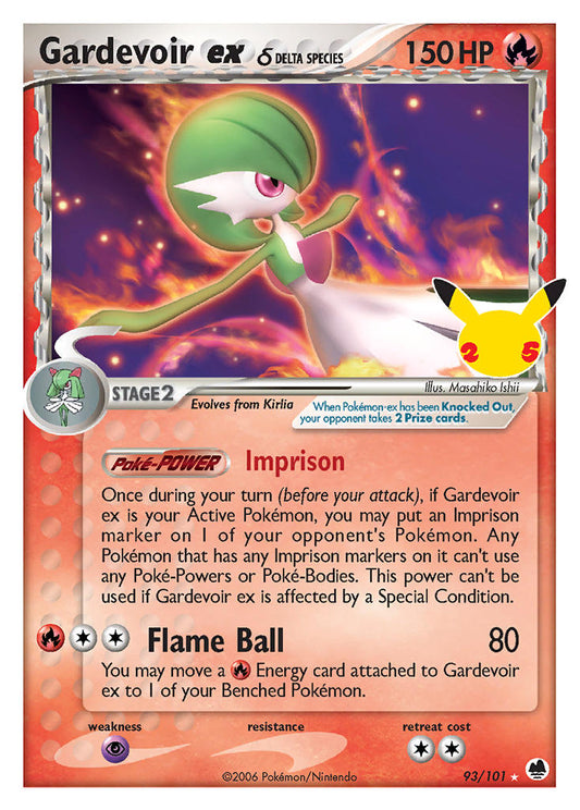 93/101  Gardevoir ex (Delta Species)