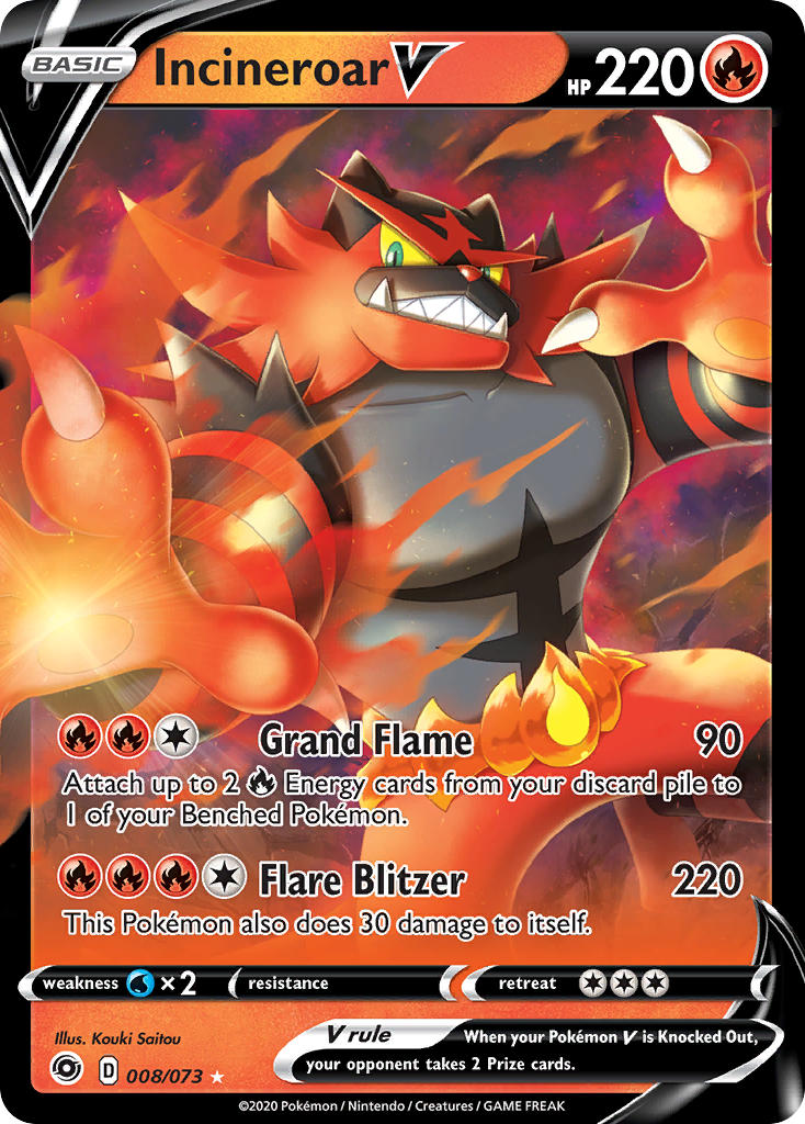 08/73  Incineroar V