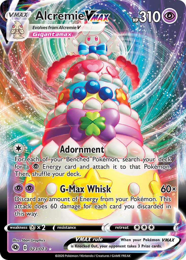 23/73  Alcremie VMAX