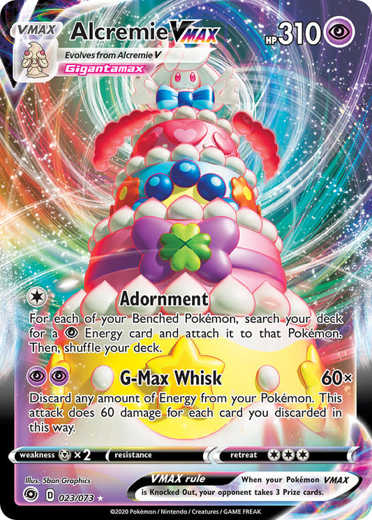 23/73  Alcremie VMAX