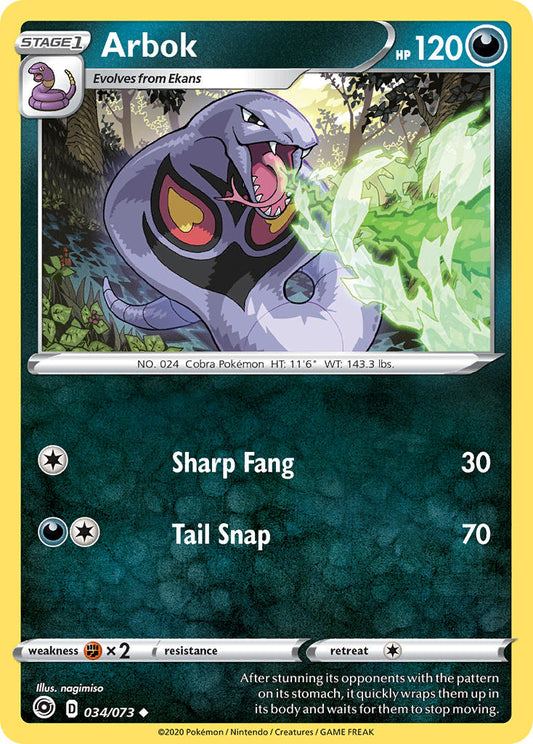 34/73  Arbok