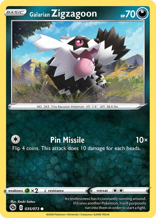 35/73  Galarian Zigzagoon