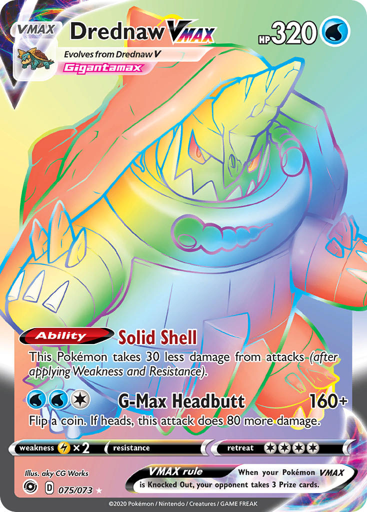 75/73  Drednaw VMAX (Secret)