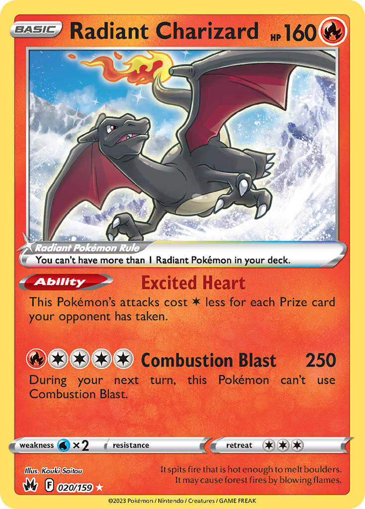 020/159  Radiant Charizard
