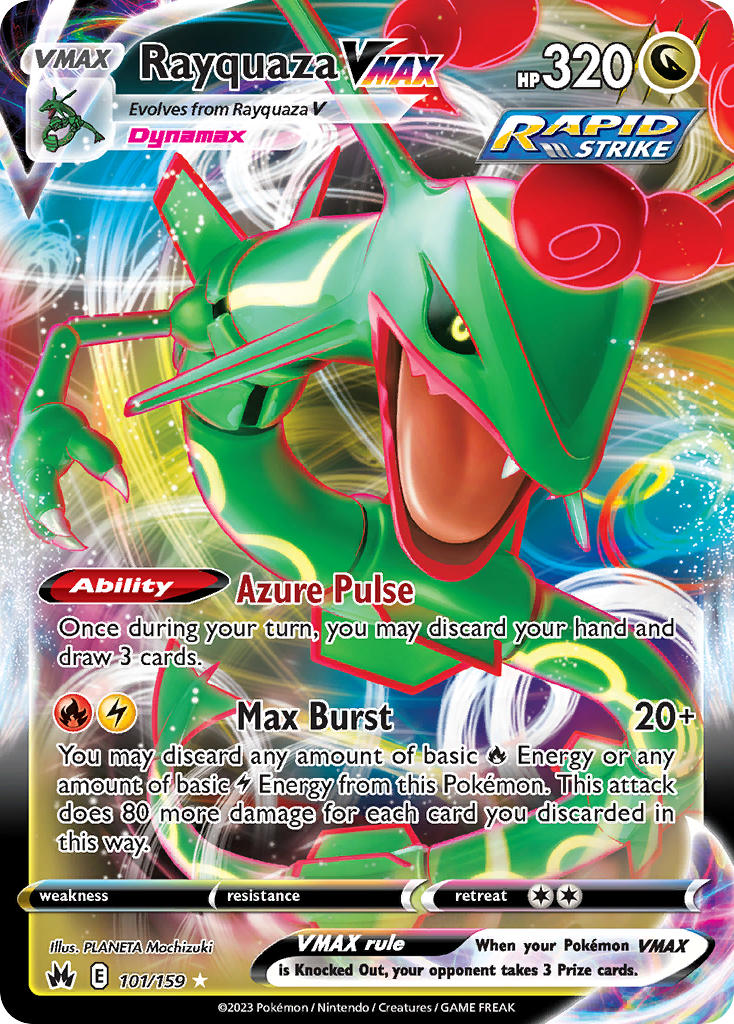 101/159  Rayquaza VMAX (101)