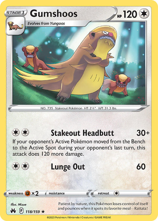 118/159  Gumshoos