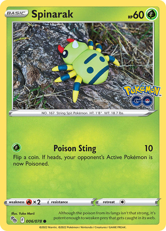006/078  Spinarak (Peelable Ditto)