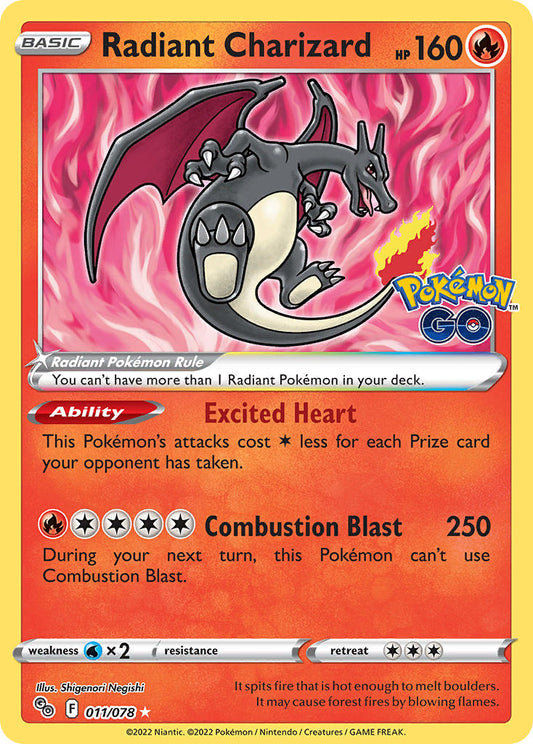 011/078  Radiant Charizard