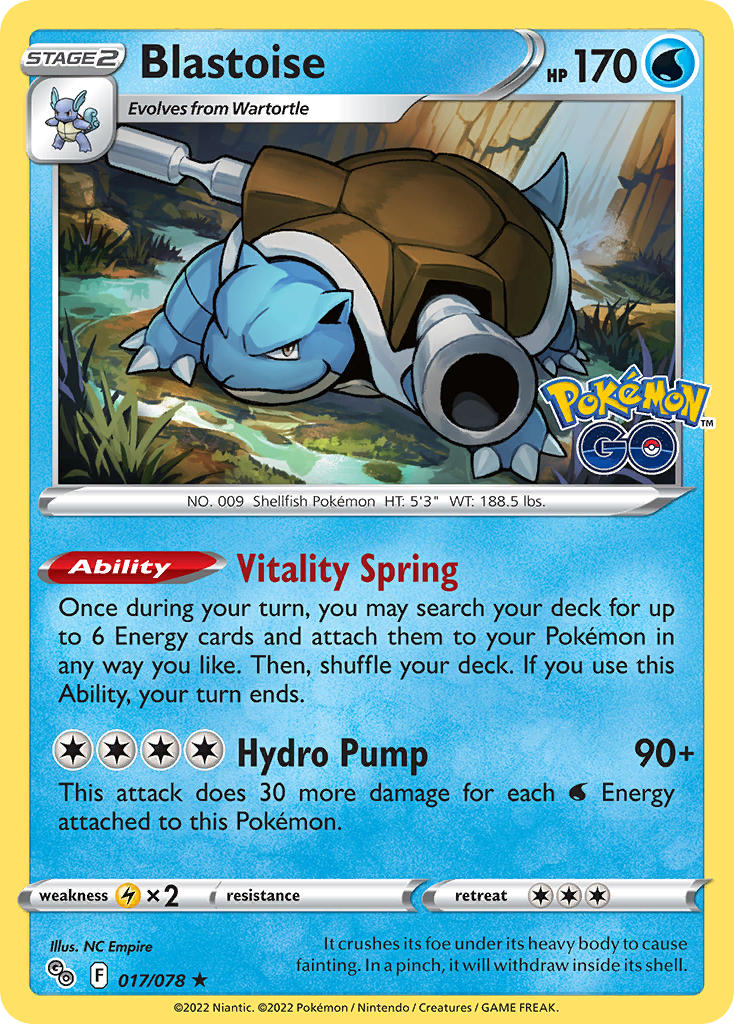 017/078  Blastoise