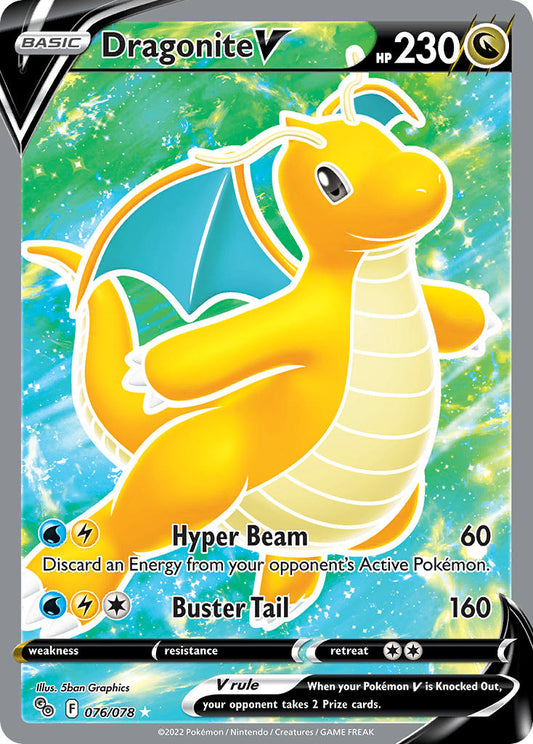 076/078  Dragonite V (Full Art)
