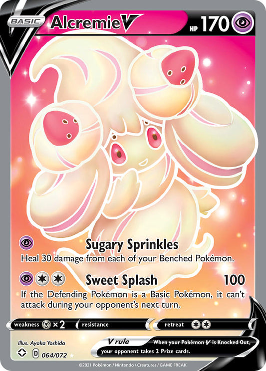 064/072  Alcremie V (Full Art)