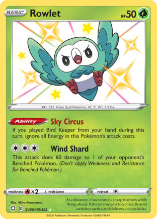 SV001/SV122  Rowlet