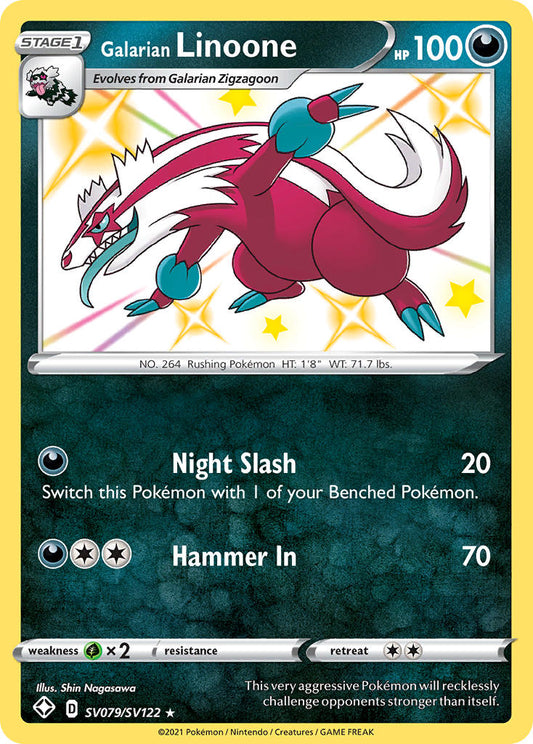 SV079/SV122  Galarian Linoone