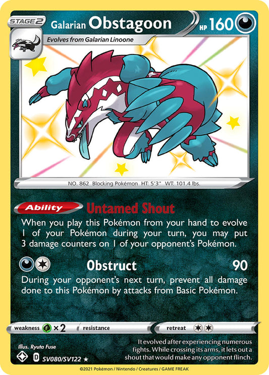 SV080/SV122  Galarian Obstagoon