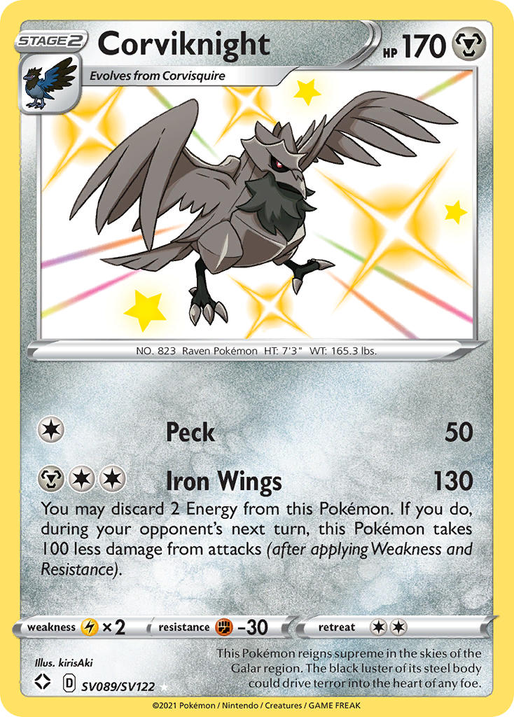 SV089/SV122  Corviknight