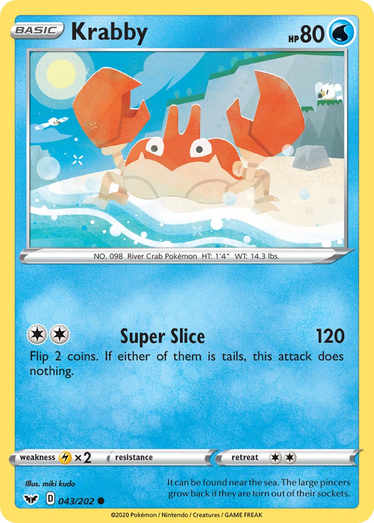 043/202  Krabby (043)