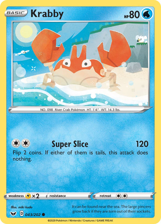 043/202  Krabby (043)