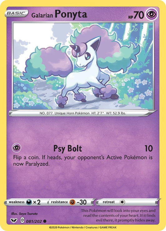 081/202  Galarian Ponyta
