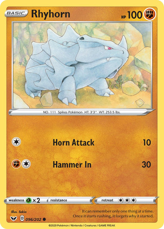 096/202  Rhyhorn (096)