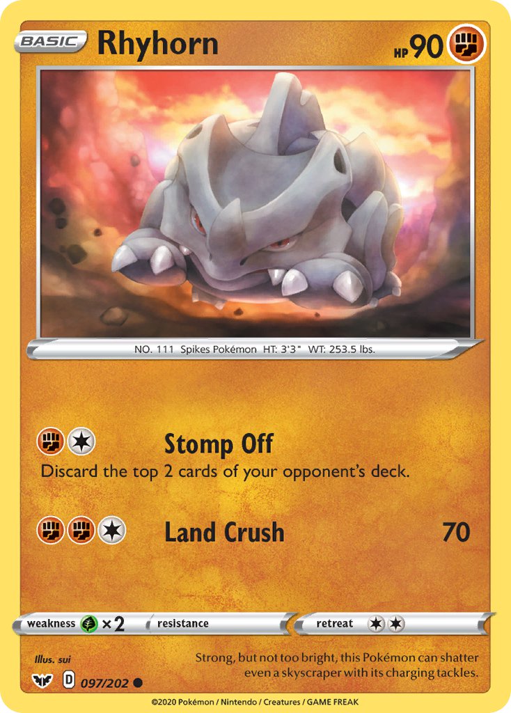 097/202  Rhyhorn (097)