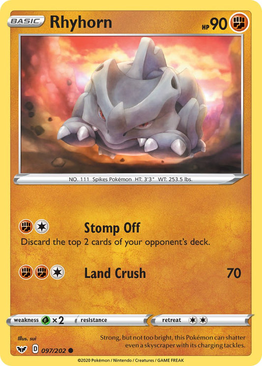 097/202  Rhyhorn (097)