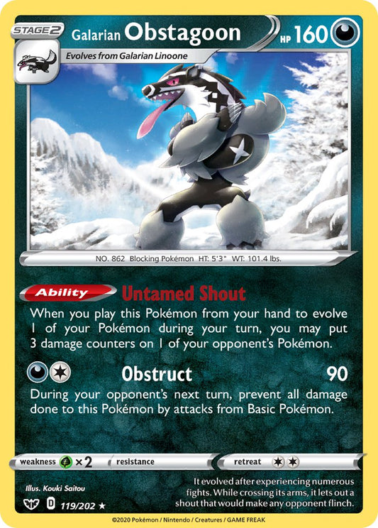 119/202  Galarian Obstagoon