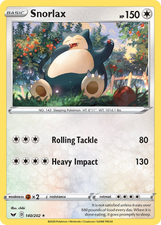 140/202  Snorlax