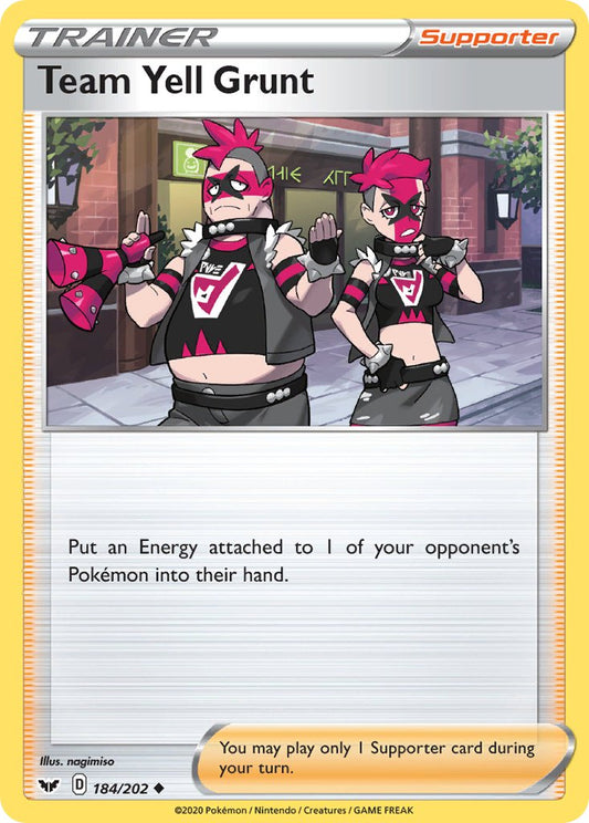 184/202  Team Yell Grunt