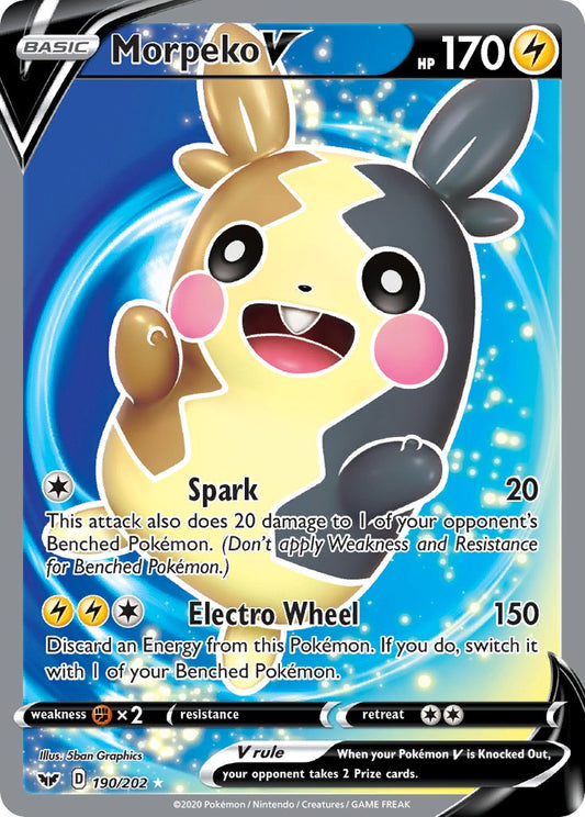 190/202  Morpeko V (Full Art)