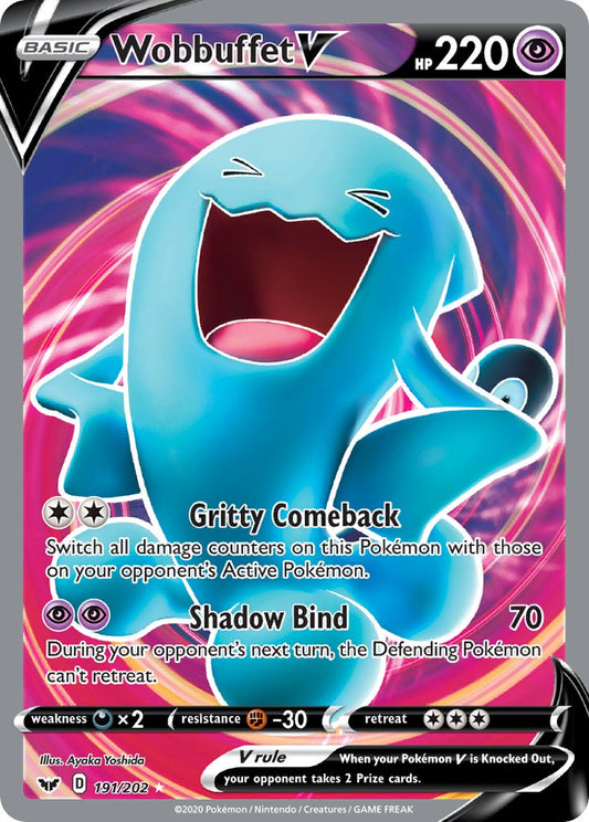 191/202  Wobbuffet V (Full Art)