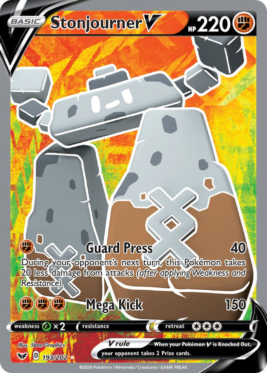 193/202  Stonjourner V (Full Art)
