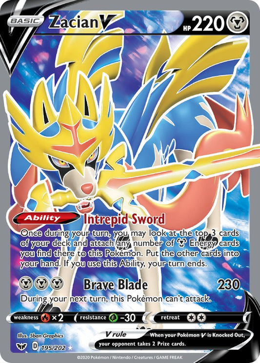 195/202  Zacian V (Full Art)