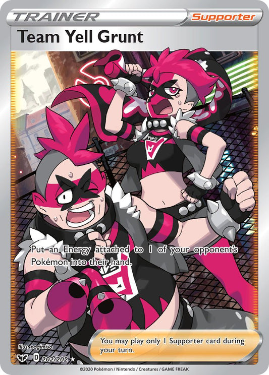 202/202  Team Yell Grunt (Full Art)