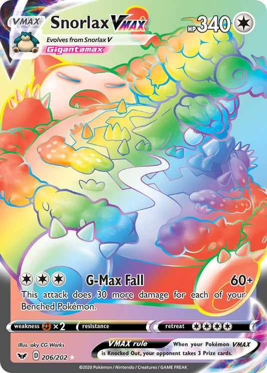 206/202  Snorlax VMAX (Secret)