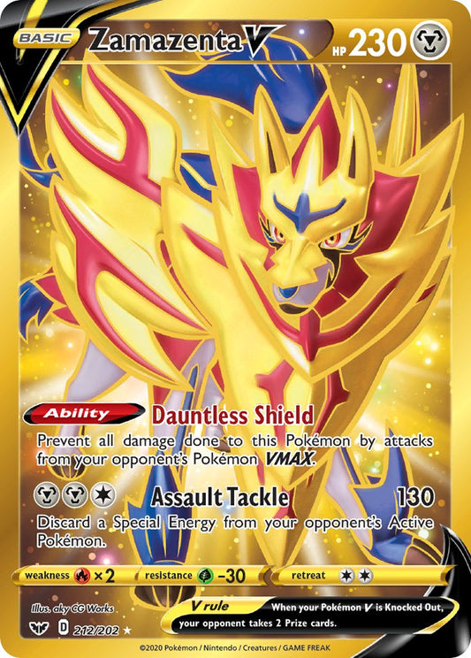 212/202  Zamazenta V (Secret)