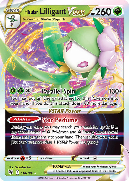 018/189  Hisuian Lilligant VSTAR