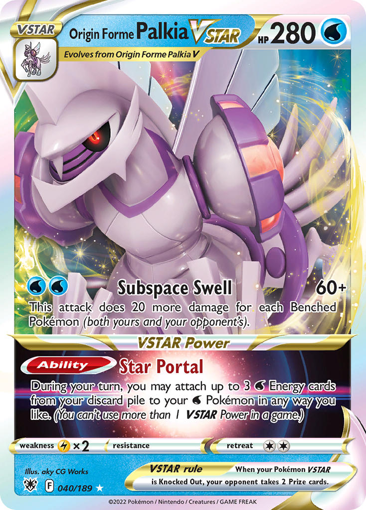 040/189  Origin Forme Palkia VSTAR