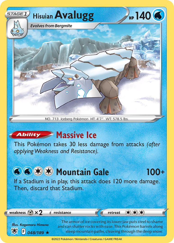 048/189  Hisuian Avalugg